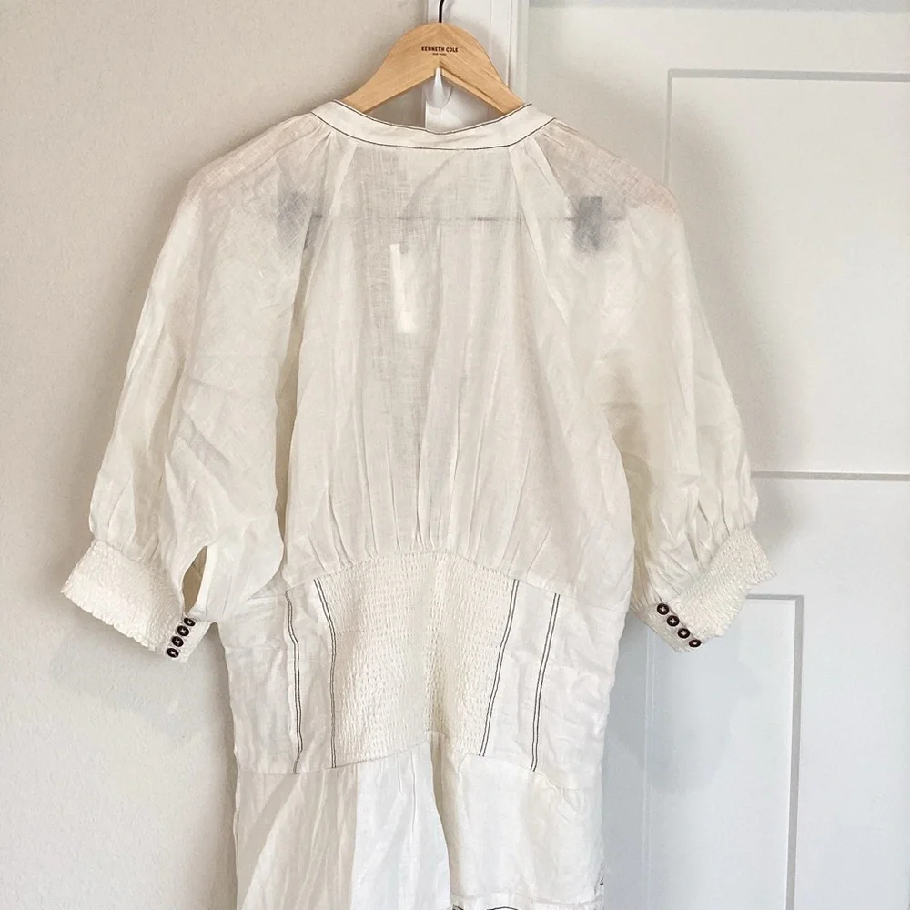 ❌Sold-Anthropologie V-Neck Corset Dress - Picture 10 of 15